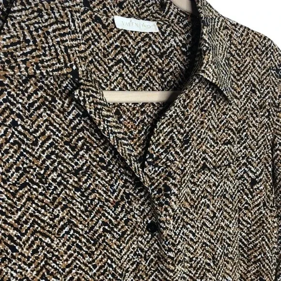 VALENTINO Silk Button Down Blouse - Picture 2 of 9